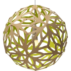 naturel/citron vert - suspension Floral - David Trubridge