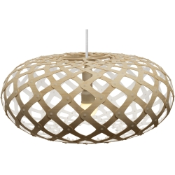 natural/white - Kina pendant - David Trubridge