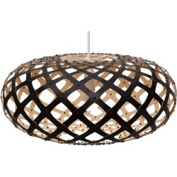 black/natural - Kina pendant - David Trubridge