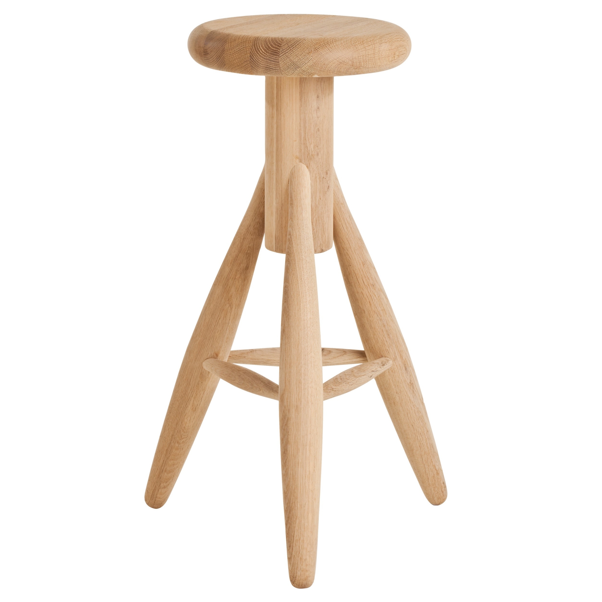 soaped oak - Rocket stool - Artek