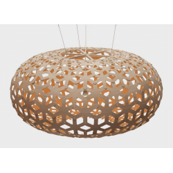 naturel/orange - suspension Snowflake - David Trubridge