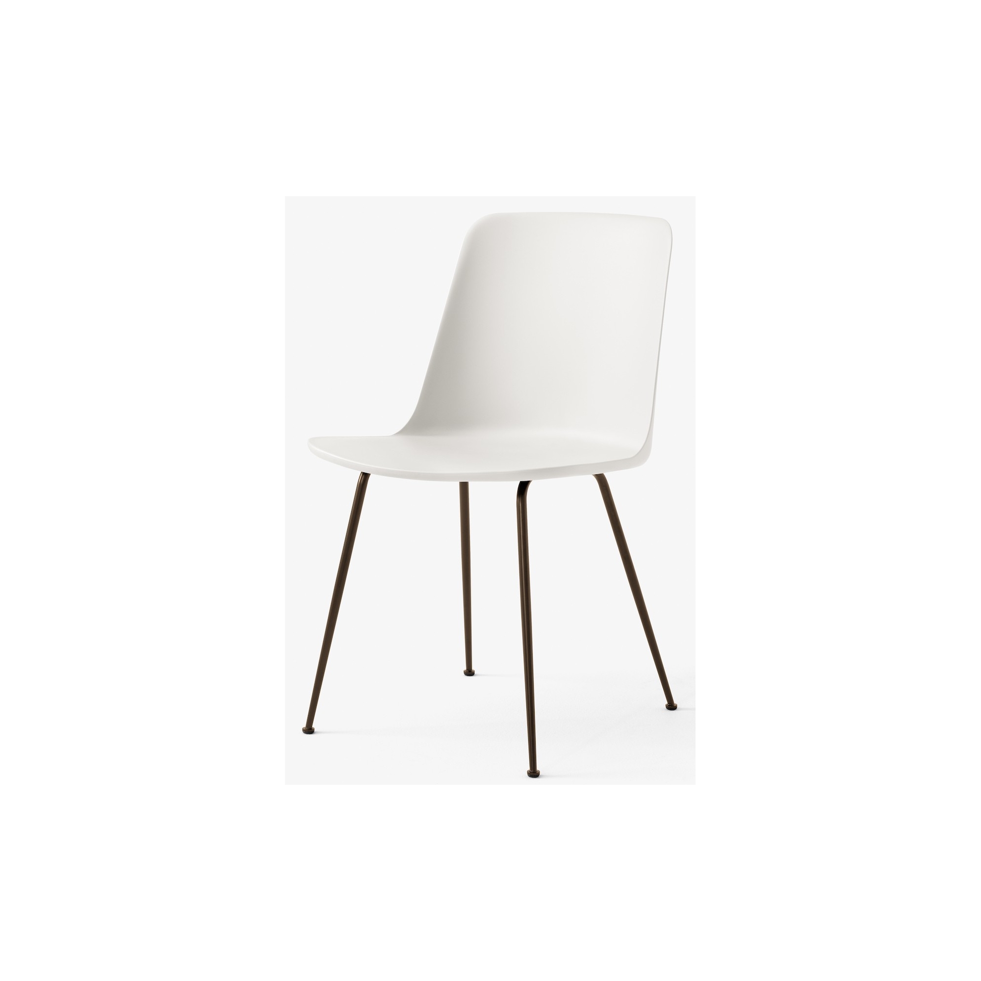 white / bronzed – Rely chair HW6 - &Tradition