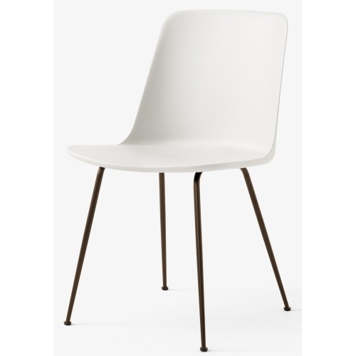 white / bronzed – Rely chair HW6 - &Tradition