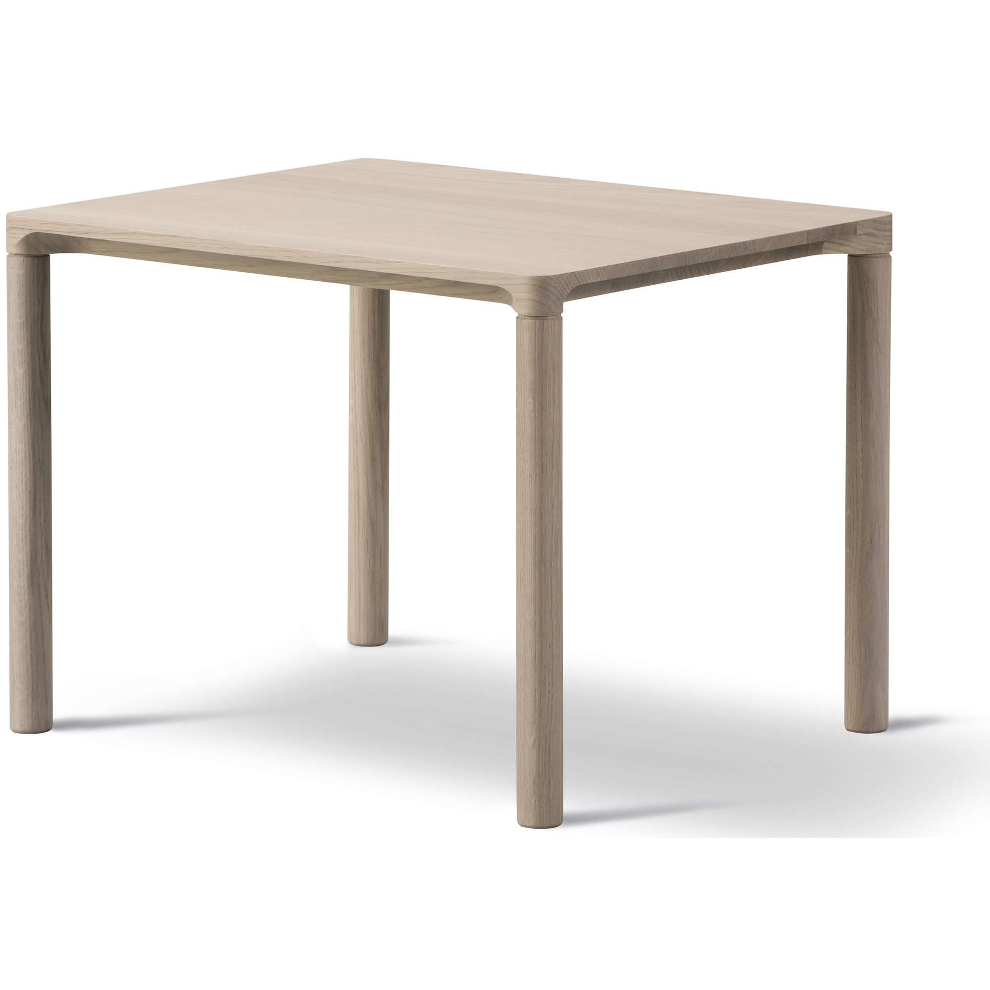 chêne savonné – 46.5 x 39 cm – table basse Piloti 6705 - Fredericia