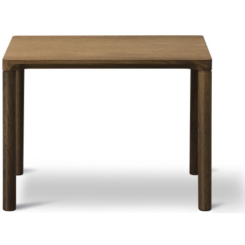 chêne fumé huilé – 46.5 x 39 cm – table basse Piloti 6705 - Fredericia