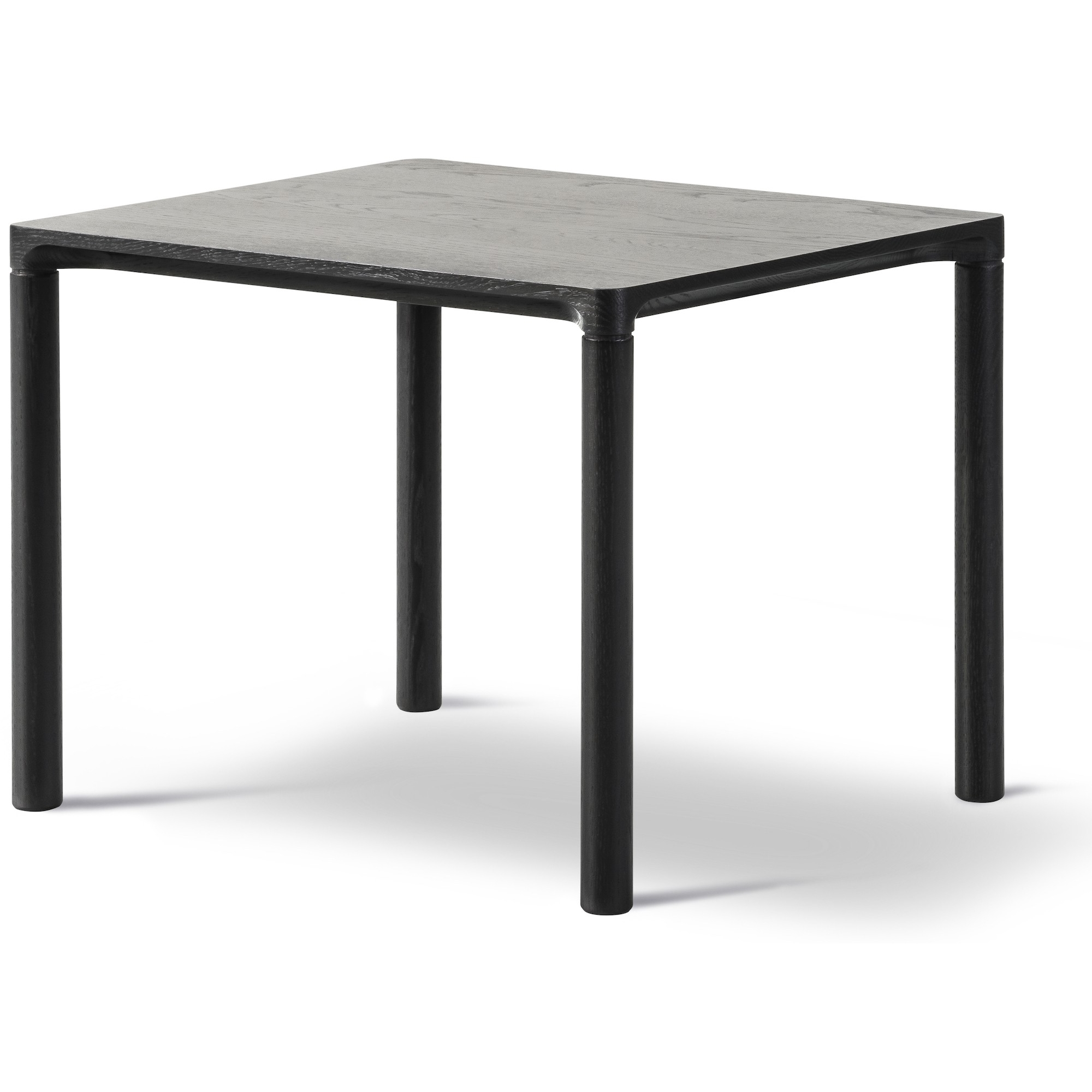 chêne peint en noir – 46.5 x 39 cm – table basse Piloti 6705 - Fredericia