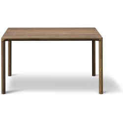 smoked oiled oak – 75 x 75 cm – Piloti 6720 coffee table - Fredericia