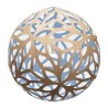 naturel/bleu - suspension Floral - David Trubridge