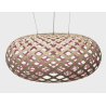 natural/pink - Kina pendant - David Trubridge