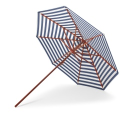 Messina Umbrella Ø270 white / dark blue - Skagerak by Fritz Hansen