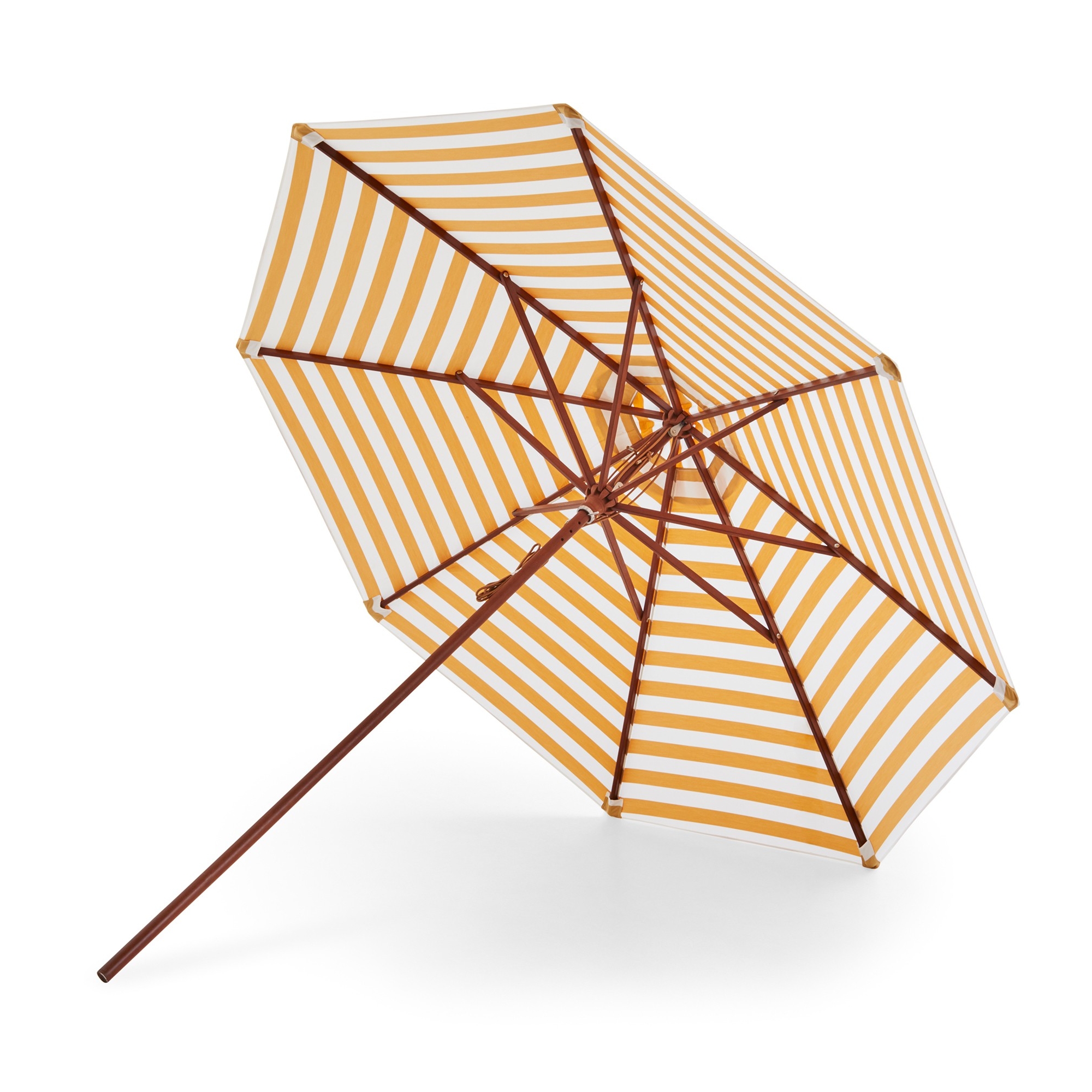 Parasol Messina Ø270 blanc / Jaune doré - Skagerak by Fritz Hansen