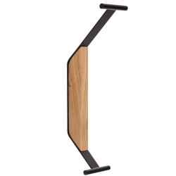 black / oak - Kaari wall hook - Artek