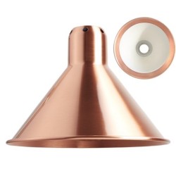 copper / white inside conic L - shade - DCW éditions