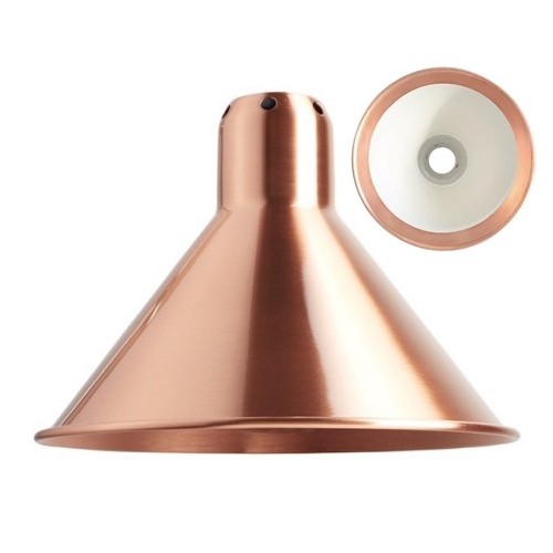 copper / white inside conic L - shade - DCW éditions