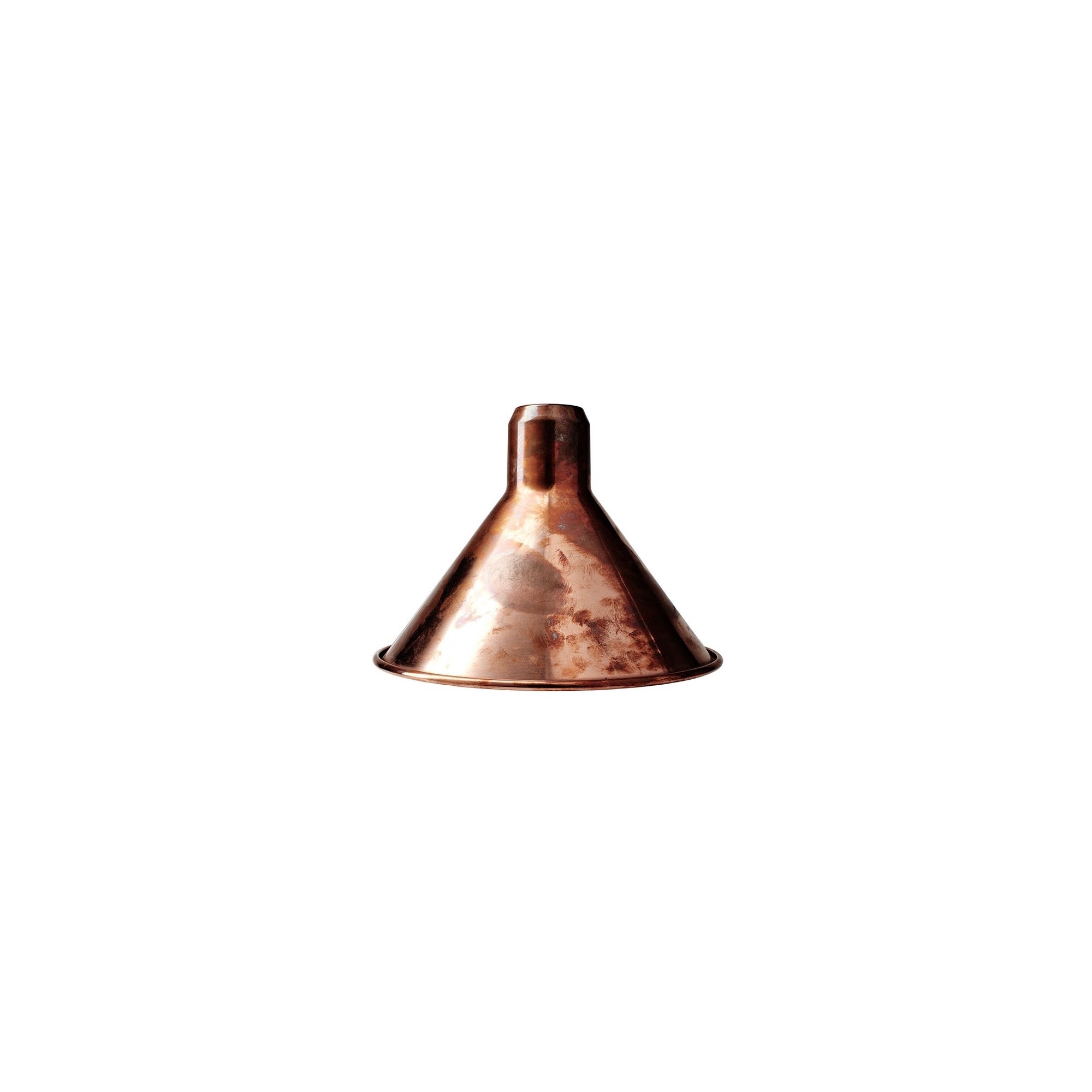 raw copper / copper inside conic L - shade - DCW éditions