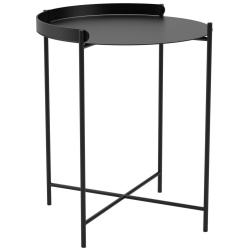 Edge table – Ø46 x H50 cm – black – Houe