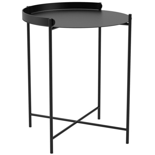 table Edge – Ø46 x H50 cm – noir – Houe