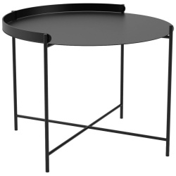 Edge table – Ø62 x H43,1cm – black – Houe