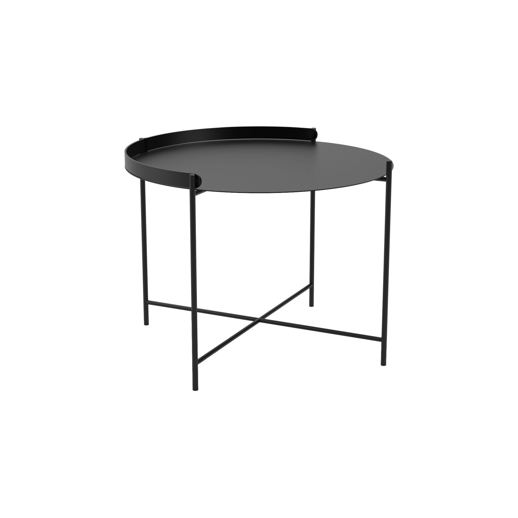 Edge table – Ø62 x H43,1cm – black – Houe