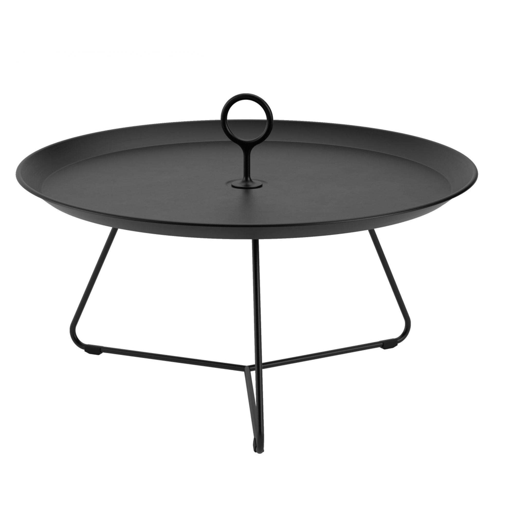 EPUISE – Noir - Ø70 cm - table Eyelet - Houe