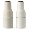 sable / couvercle noyer - lot de 2 moulins Bottle Grinders Ceramic - Audo Copenhagen