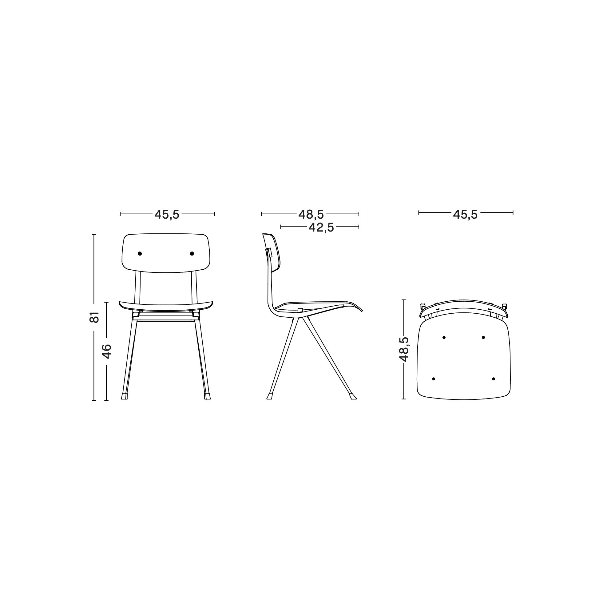 Result Chair (without armrest) - HAY