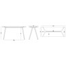 OUT OF STOCK - 200x80xH105cm - CPH30 Table - HAY