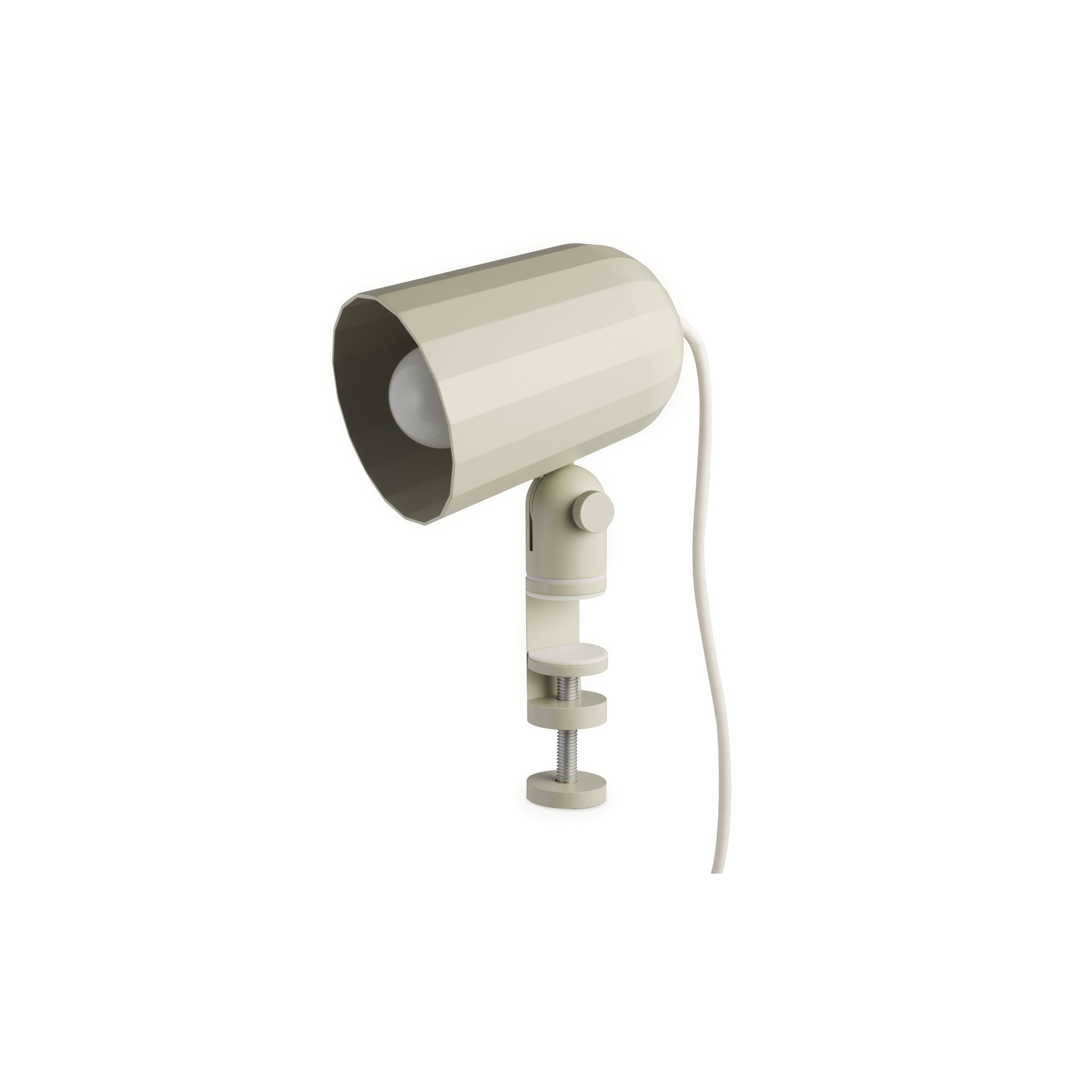 blanc cassé - lampe à clipser Noc - HAY