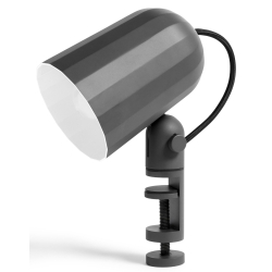 gris foncé - lampe à clipser Noc - HAY