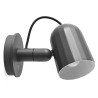 dark grey - Noc wall lamp button - HAY