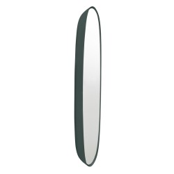 Dark Green / Clear, small - Framed Mirror - Muuto