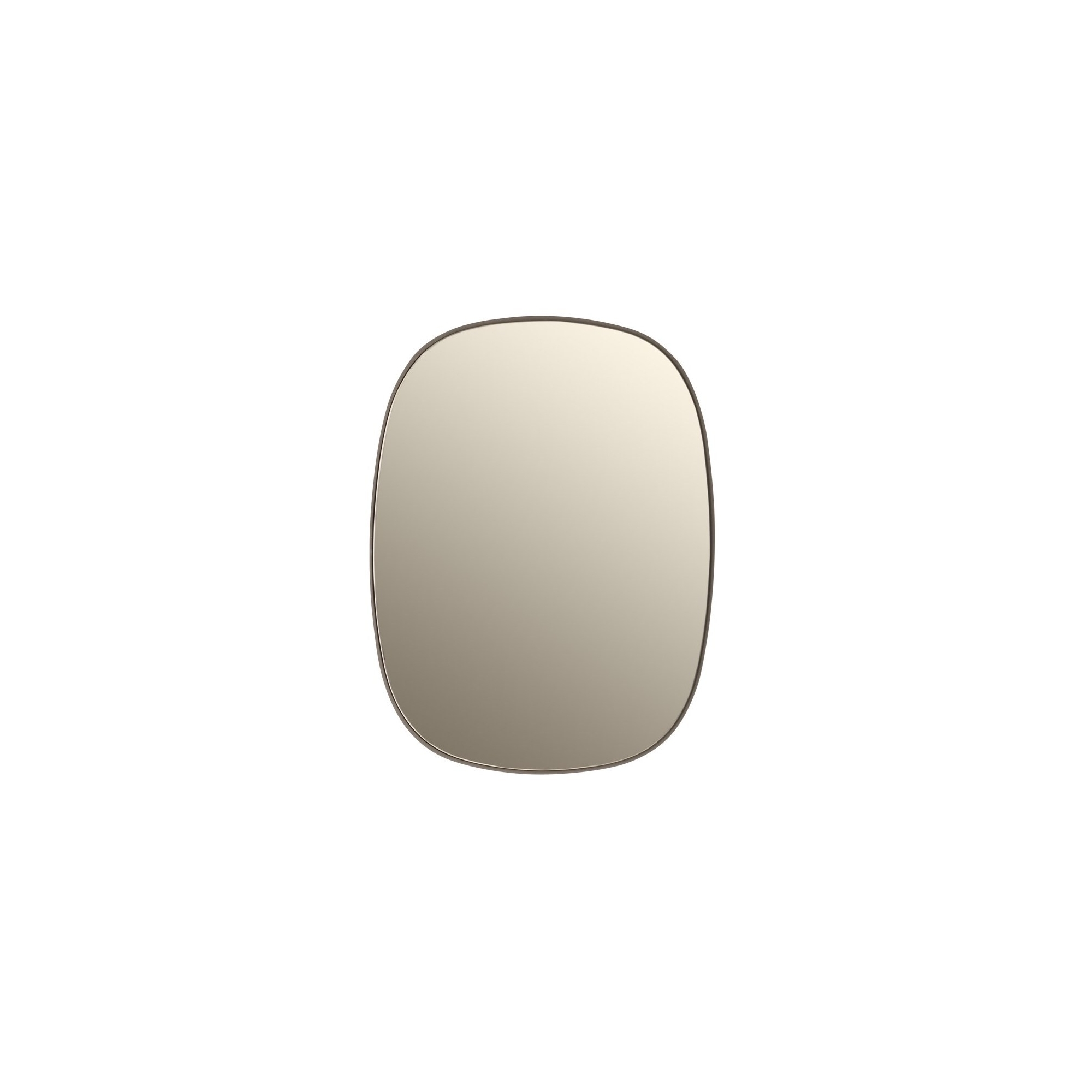 Taupe / Taupe, petit - Miroir Framed - Muuto