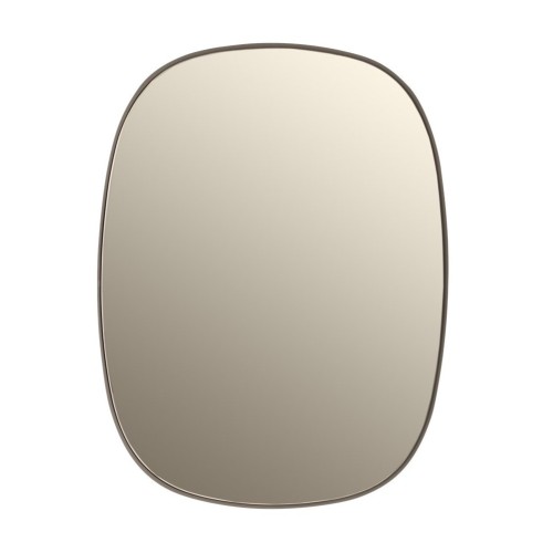 Taupe / Taupe, small - Framed Mirror - Muuto