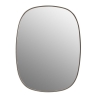 Taupe / clear, small - Framed Mirror - Muuto