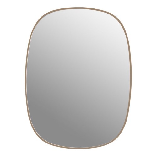 Pink / clear, small - Framed Mirror - Muuto