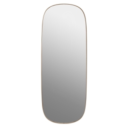 Pink / clear, large - Framed Mirror - Muuto