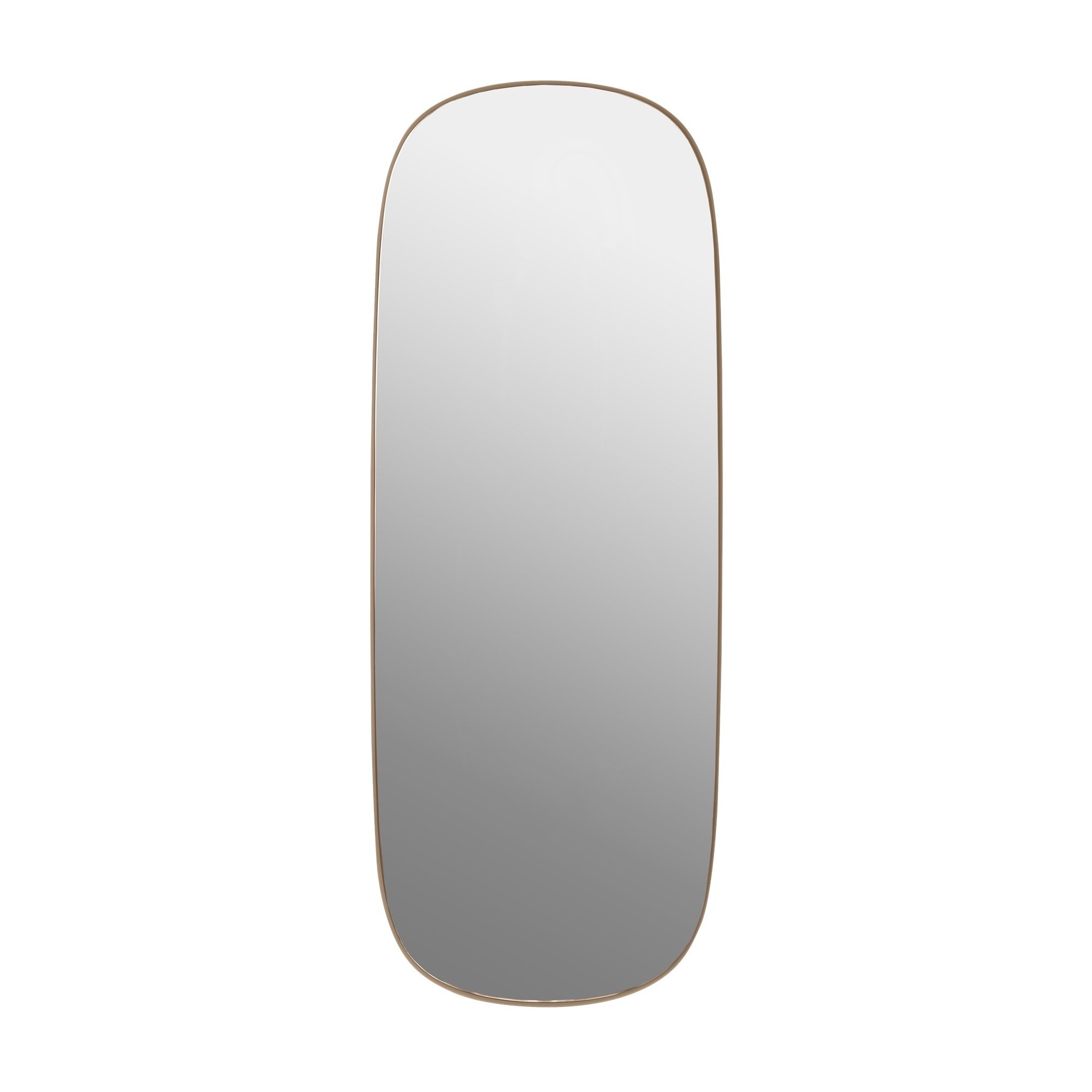 Pink / clear, large - Framed Mirror - Muuto