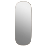 Pink / clear, large - Framed Mirror - Muuto