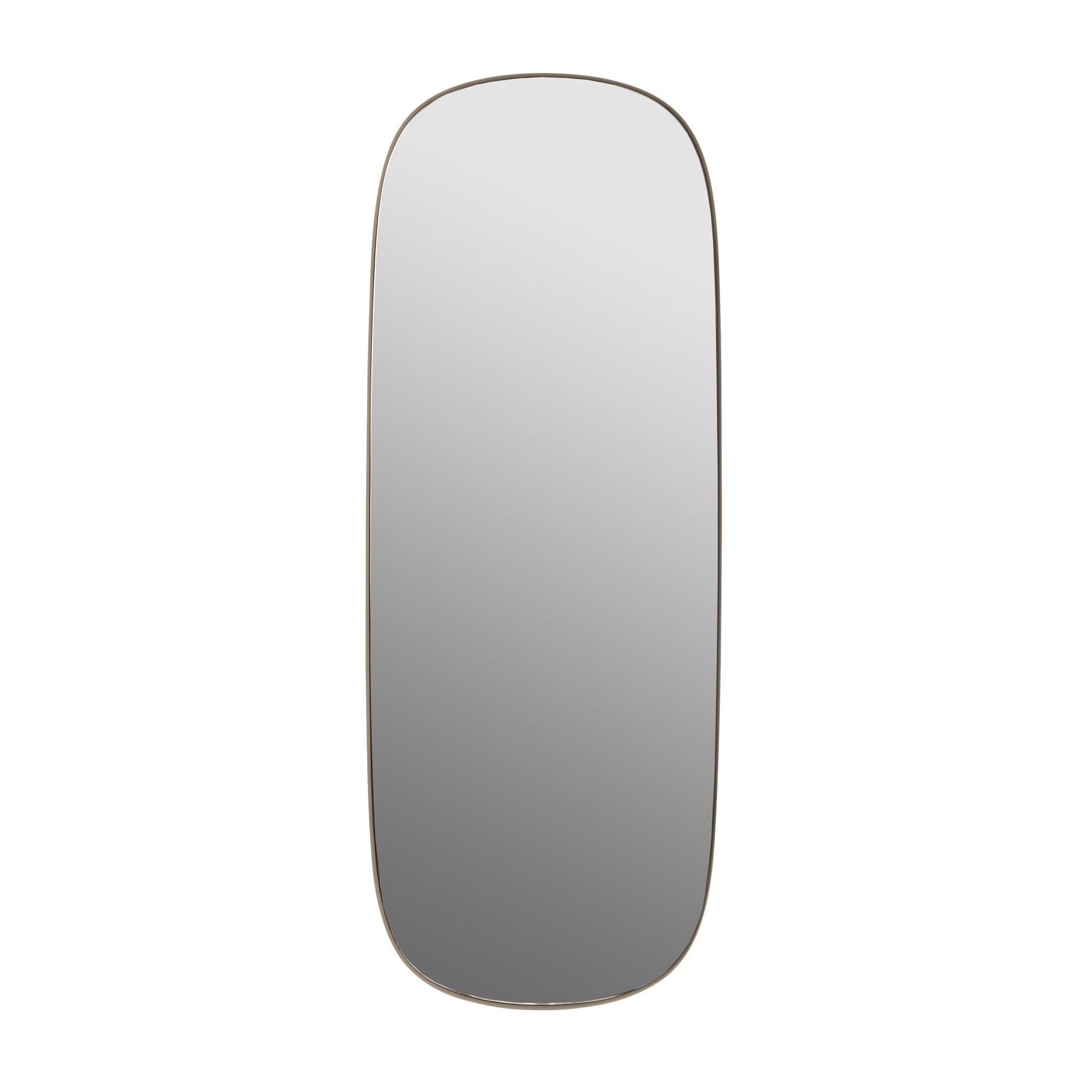 Taupe / Clear, large - Framed Mirror - Muuto