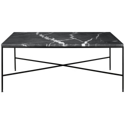 charbon - 100x100 cm - table basse Planner MC340 - Fritz Hansen