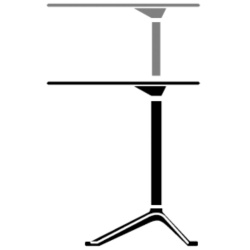 KS11 (adjustable height) - Little Friend table - Fritz Hansen