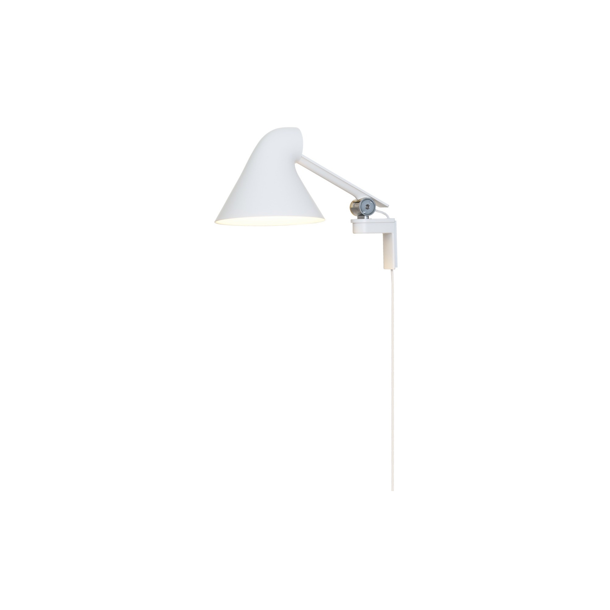 NJP wall lamp short arm – White - Louis Poulsen