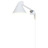 NJP wall lamp short arm – White - Louis Poulsen