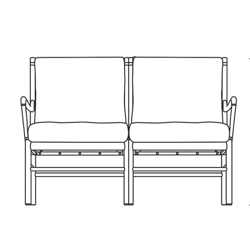 noyer - sofa OW149-2 - Carl Hansen & Søn