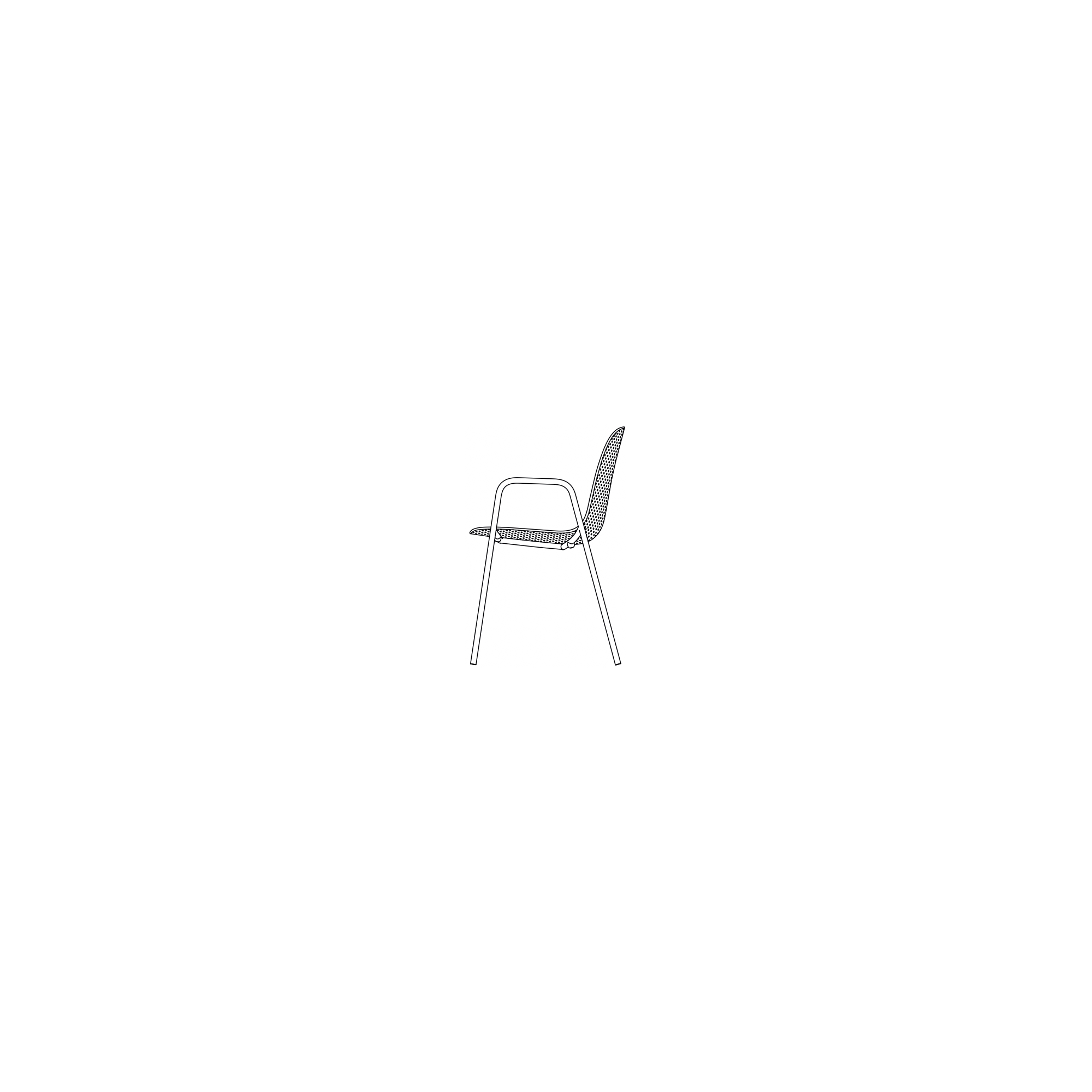 with armrests - 13Eighty chair - HAY