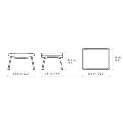 CH446 footrest - Carl Hansen & Søn