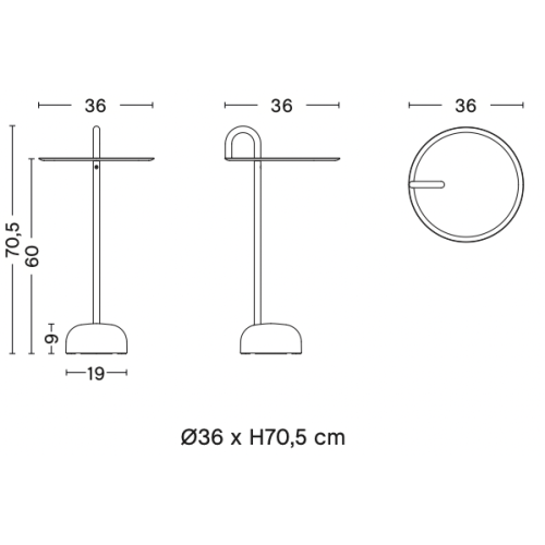 Bowler table - HAY