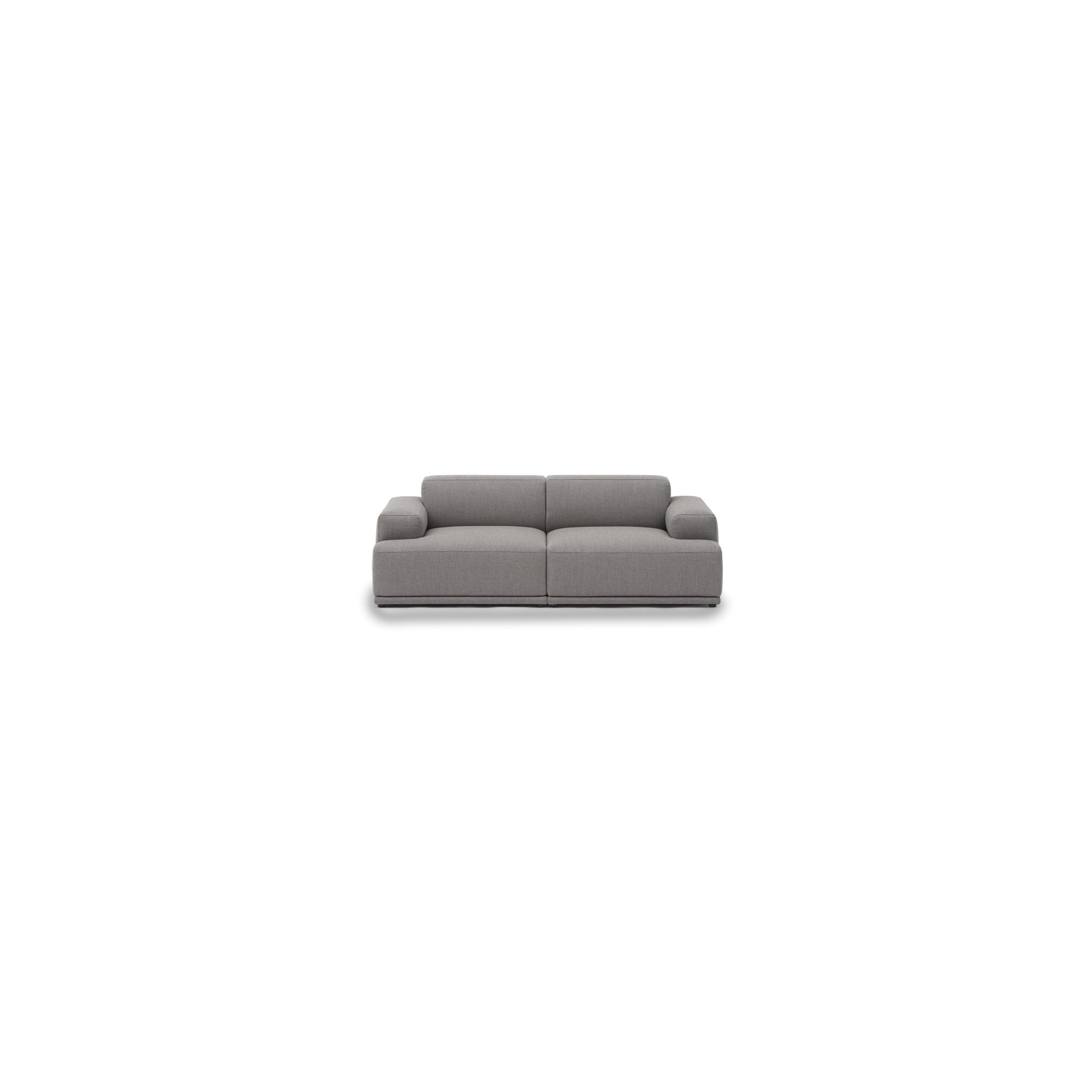 Connect Soft - 2 seater sofa, Configuration 1 - Re-Wool 128 fabric - Muuto