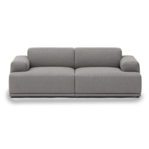 Connect Soft - 2 seater sofa, Configuration 1 - Re-Wool 128 fabric - Muuto