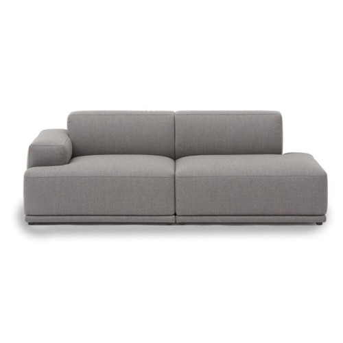 Connect Soft- Canapé 2 places, Configuration 2 - tissu Re-Wool 128 - Muuto